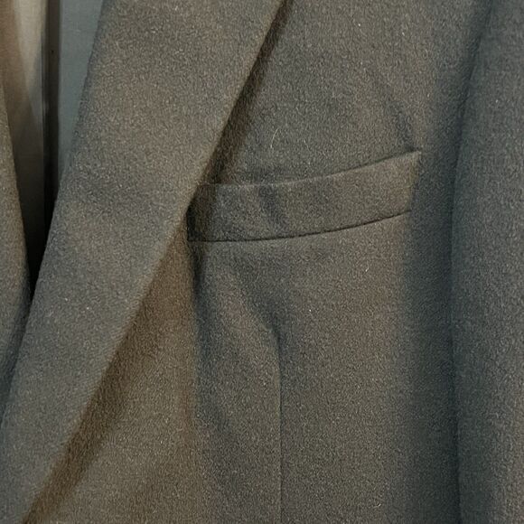 Pavone Men's Pure Cashmere Overcoat Soft Jacket/Blazer Coat 44L Made In Canada - Picture 4 of 10